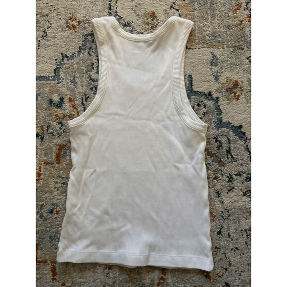 Agolde Poppy Tank in White - Picture 5 of 6
